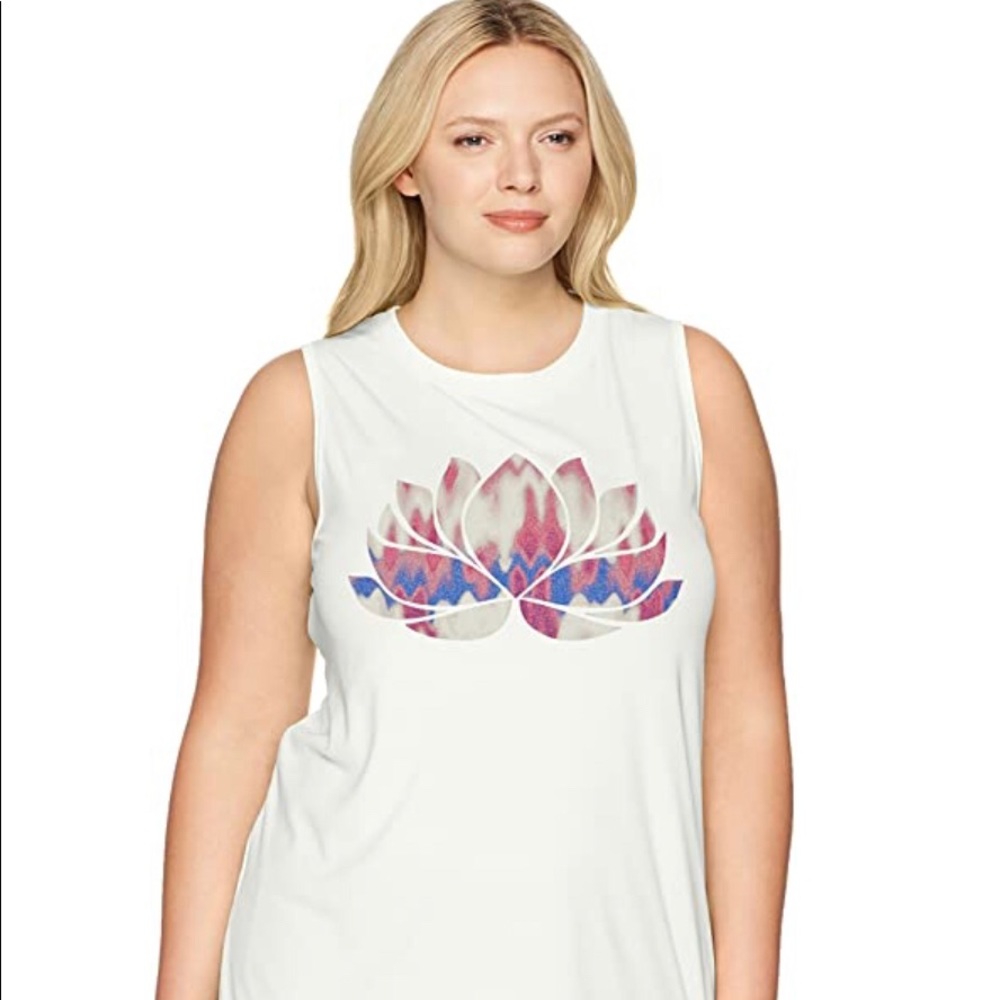 Just My Size Lotus Sleeveless Shirt XXXL